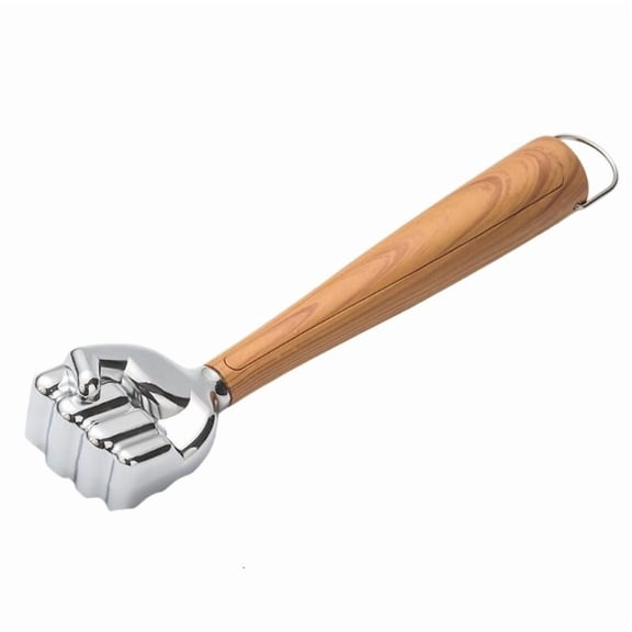 CEORPER Professional Meat Hammer With Wood Handle Easy To Clean For BBQ Cooking