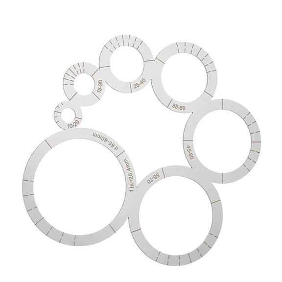 CEORPER Professional Stainless Steel Round Corner Cutting Ruler Tool for Cutting