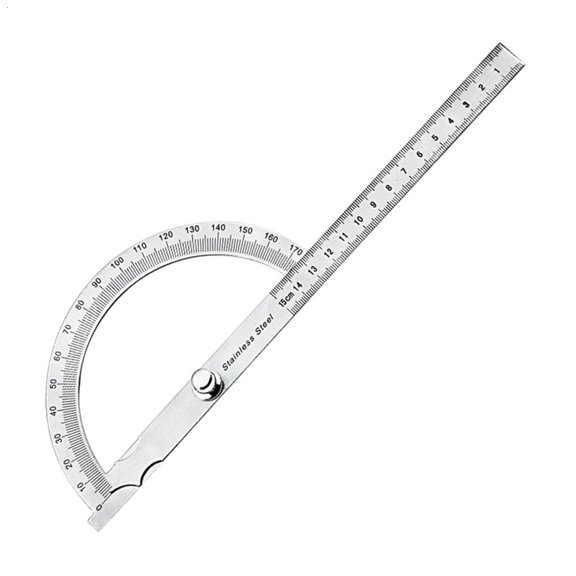 CEORPER Protractor Angle Gauges Arm Measuring Ruler Tool Engineer Protractor Gauges 180