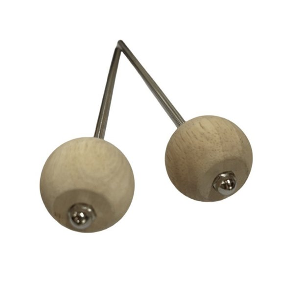 CEORPER Quick Installation Wooden Kick Drum Beaters Solid Wood Drum Pedal Attachment
