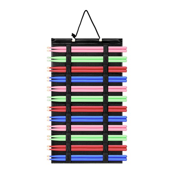 CEORPER Quickly Setups Drumstick Storage Hanger Holds Foldable Felt Organizers For Musicians And Bands