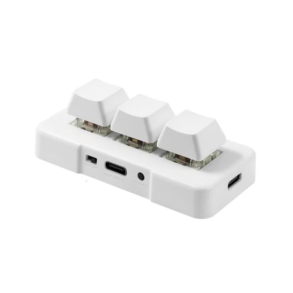CEORPER RGB Macro Programming Keyboard 3 Keys Custom Mini Keypad For Gaming Keyboard