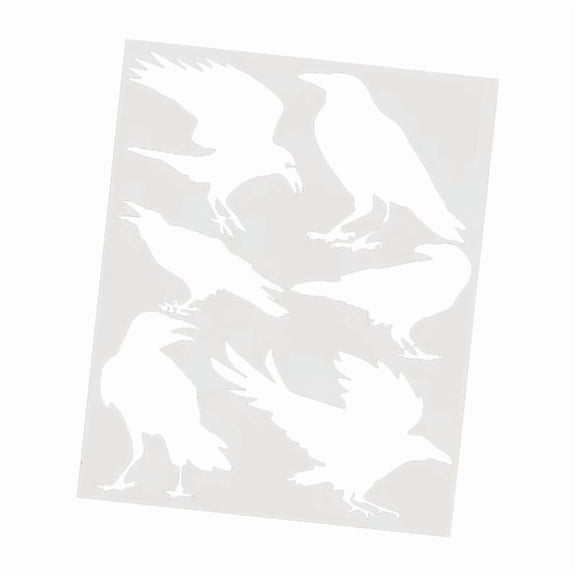 CEORPER Ravens Bird Template For Artwork And Home Decors Gothic Styles Ravens Stencil