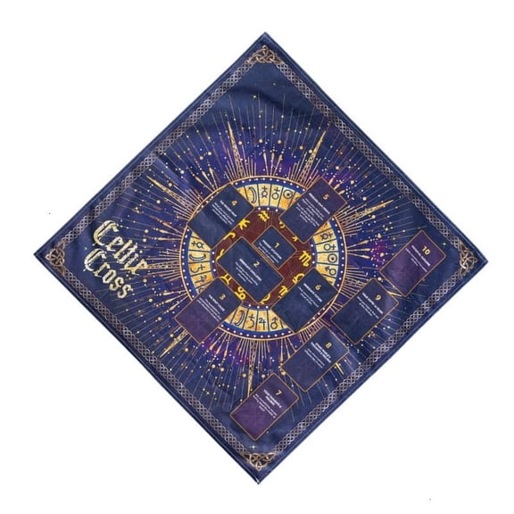 CEORPER Reading Card Tarots Tablecloth Astrologys Witchcrafts Deck Cloth Wall Decors
