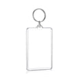thumbnail image 1 of CEORPER Rectangle Shapes Plastic Keychain Picture Frame Keyring with Split Rings, 1 of 12