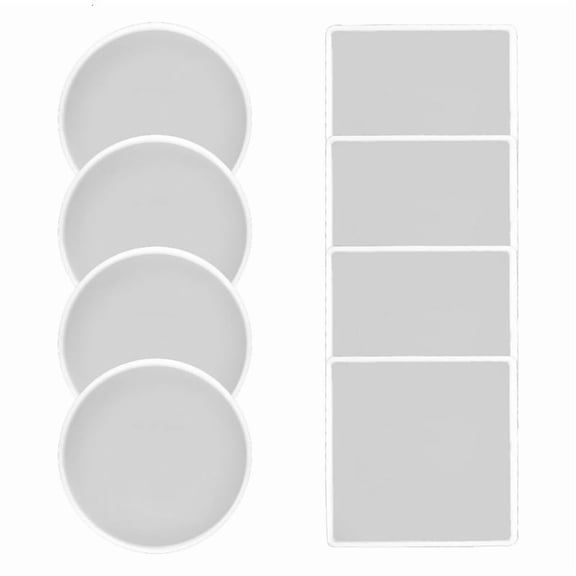 CEORPER Resin Coaster Molds,Square Coaster Mold for Epoxy Resin,Silicone Coaster Mold