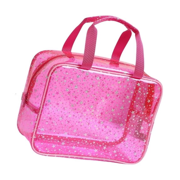 CEORPER Roomy PVC Travel Toiletry Bag Convenient Hand Carry Cosmetic ...