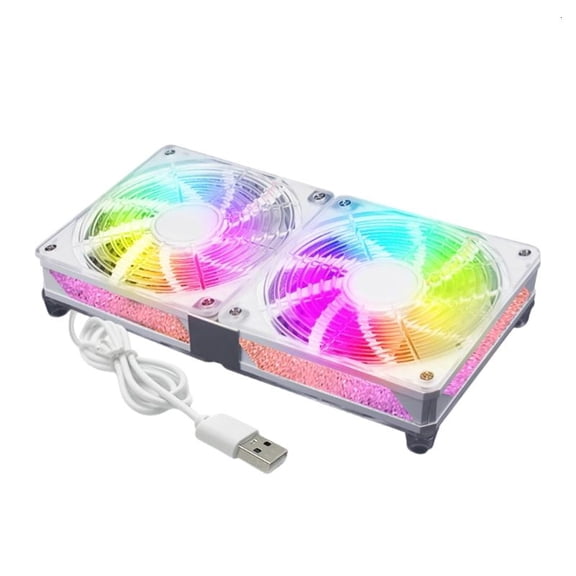 CEORPER Router Cooling Fan PC Coolers TV Box Quiet 120mm Cabinet Cooling Fan