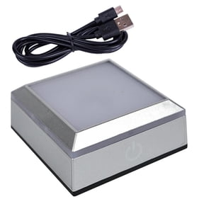 CEORPER Safe Low Glows Touch LED Crystals Lamp Base for Home Ambiances