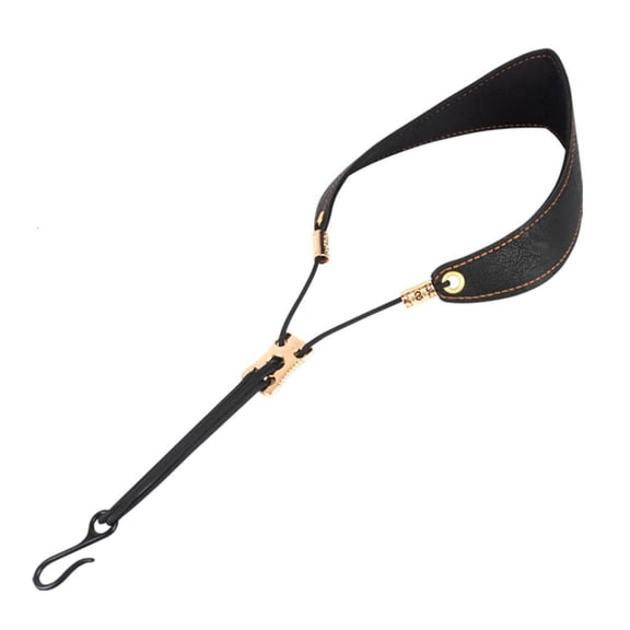 CEORPER Saxophone Neck Strap Leathers Padded Strap for Alto Tenors Baritone Clarinet Sax