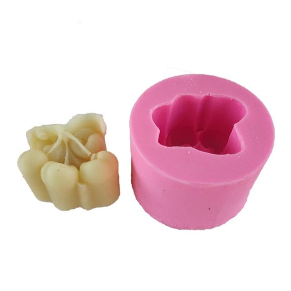 CEORPER Silicone Fondant Mould Biscuit Molds Cherry Fruit Shape DIY Reusable Baking Tool