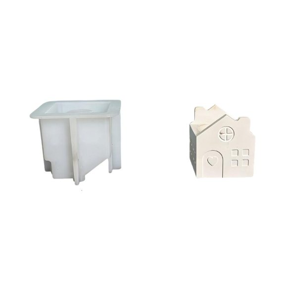 CEORPER Silicone House Mold Easy To Use For Handmade Decorations And Gifts