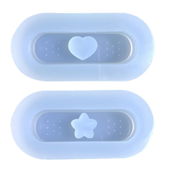CEORPER Silicone Shaker Molds Resin Casting Shaker Mold Jewelry Pendant Making Mould