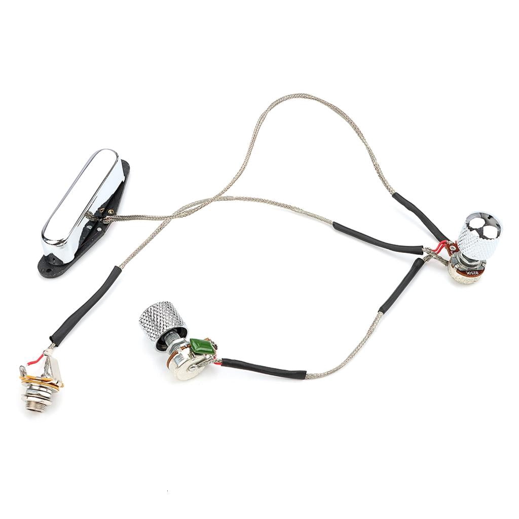 CEORPER Single Coil Guitar PreWired Guitar Pickup with Knobs Electric Guitar Part