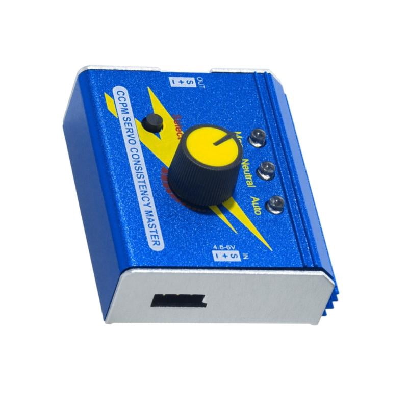 CEORPER Small Metal Servo Tester Consistency Speed Controller Checker for Plane