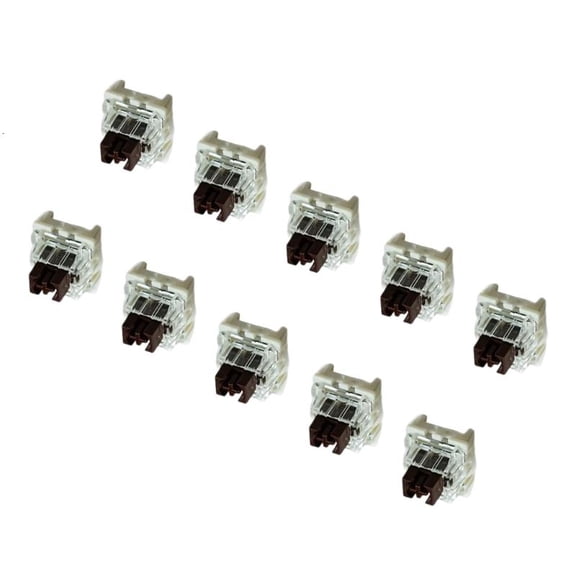 CEORPER Smooth Typing Experience Linear Switches For Mechanical Keyboards Black Red Blue