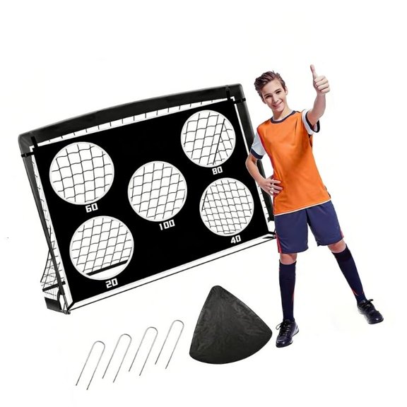 CEORPER Soccers Goal Equipment For Enhanced Training Easy Setups