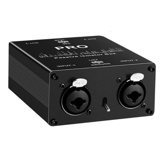 CEORPER Sound Signal Noise Isolator 20Hz 25kHz Frequency Response 6.35mm XLR Input
