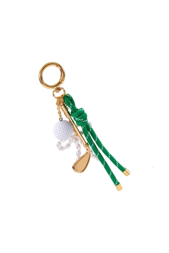 Sports Enthusiast Keychain Tennis Racket Golf Club Designs Keyring Accessory