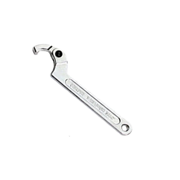 CEORPER Square / Round End Water Meter Tool Strong Metal Adjustable Hook Wrench