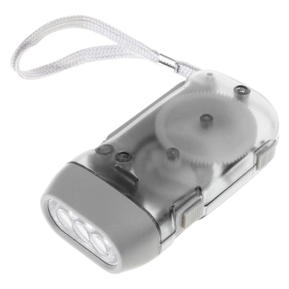 CEORPER Squeeze Wind Up Flashlights Torches Light Hand Press Crank Camping Lamp