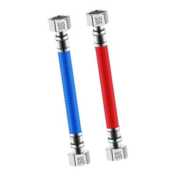 CEORPER Stainless Steel 304 Water Heater Joint Pipes Pack Of 2 Having 3 4 FIP Ends
