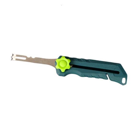 CEORPER Stainless Steel Squid Cleaning Tool with Wide and Secures Lock for Fishing