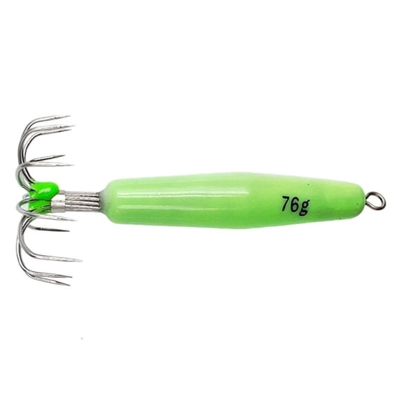 CEORPER Stainless Steel Squid Hook 12 Needle Glowing Night Fishing Lure