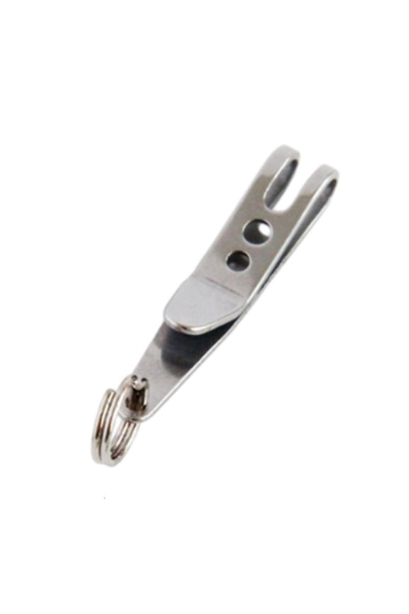 Stainless Steel Suspension Pocket Clip Key Holder with Keychain Belt Clip