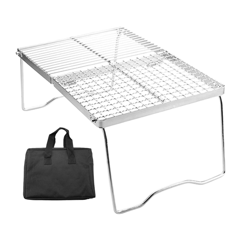 CEORPER Stainless Steels Grilling Grate BBQ Table Camping Table ...