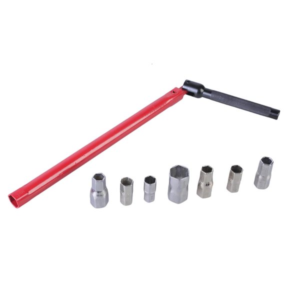 CEORPER Stand Tap Nut Wrench Set with Replacement Heads Faucet Pliers Tap Fitting Tool
