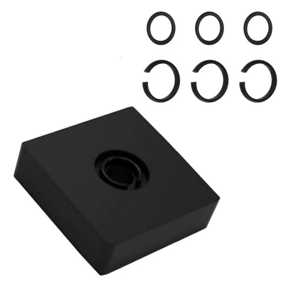 CEORPER Steel Impact Buckles Clamps Including O Rings For Tool Accessory set Fastening Clip Rusts Resistant Clamps Tool Connector