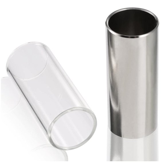 CEORPER Steel Slide Electric Guitar Parts Guitar Slide Bar Guitar Slide, Stainless Guitar Slide Tone Bar for Stringed Instrument