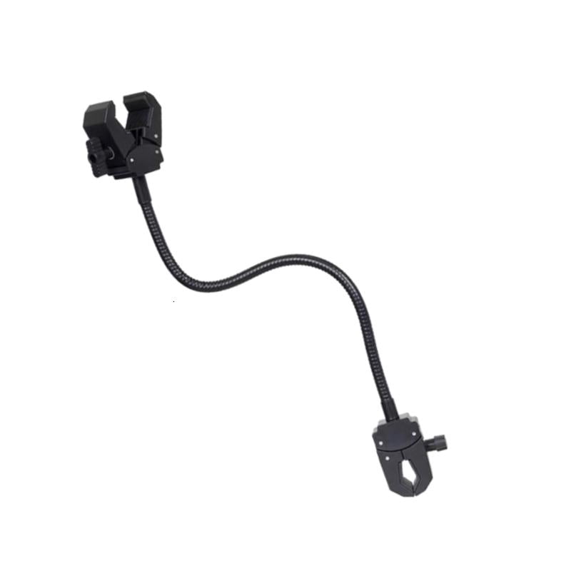 CEORPER Strong Metal Plastic Double Clamp Gooseneck Microphone Stand For Studio