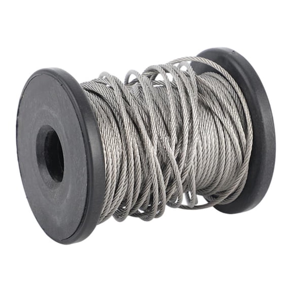 CEORPER Sturdy 1.5Mm Steel Wire Rope 50M Length For Heavy Duty Lifting Tasks