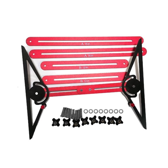 CEORPER Sturdy Aluminum Stair Treads Tool Stair Treads Template For Easy Measurements