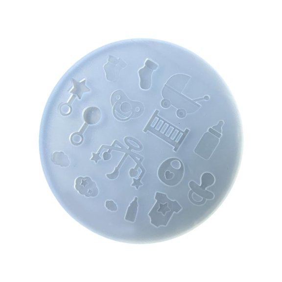 CEORPER Sturdy Silicone Nail Mold Kit Includes Mini Bed Decors And Creative Designs