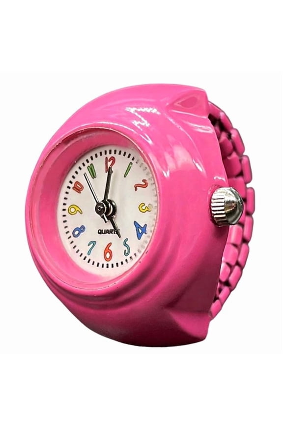 Stylish Couple Watch Ring With Accurate Quartz Movement For Trendy Lovers