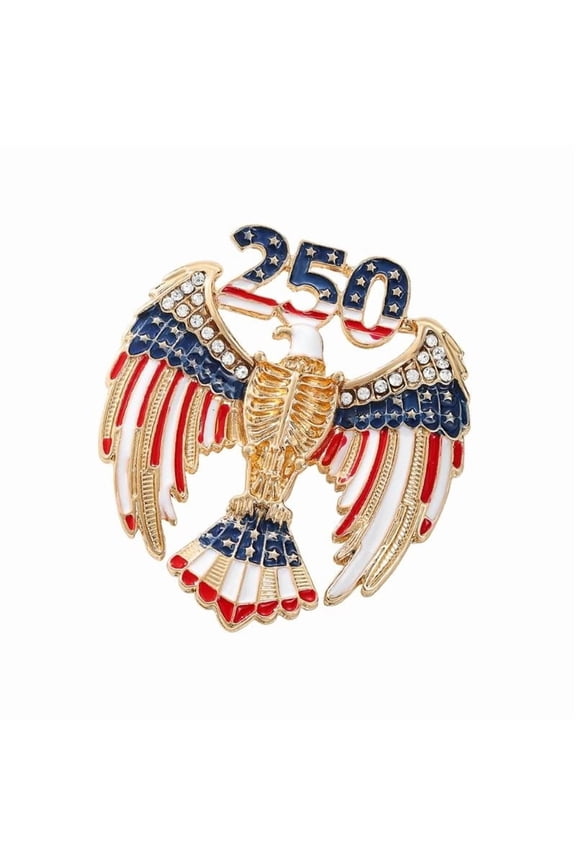 Stylish US 250 Years Celebration Lapel Pin Jewelry Ideal For Parties And Event