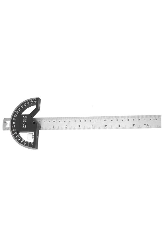 T Shaped Woodworking Angles Ruler Protractor 8Inch Adjustable Angles Plate Scribing