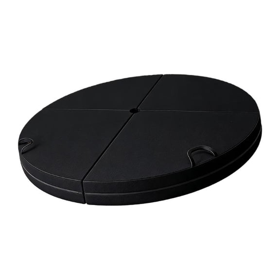CEORPER Tall Density Spongiform Exercise Mat Round Shape Transportable with Firm Hold Base