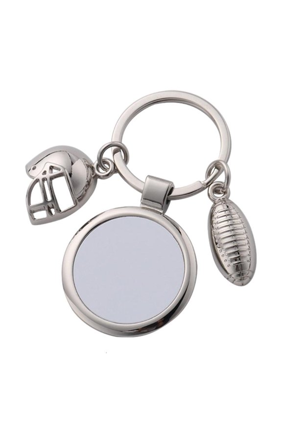 Thermal Transfer Blank Consumables Metal Keyring for Key Pendant Keychain
