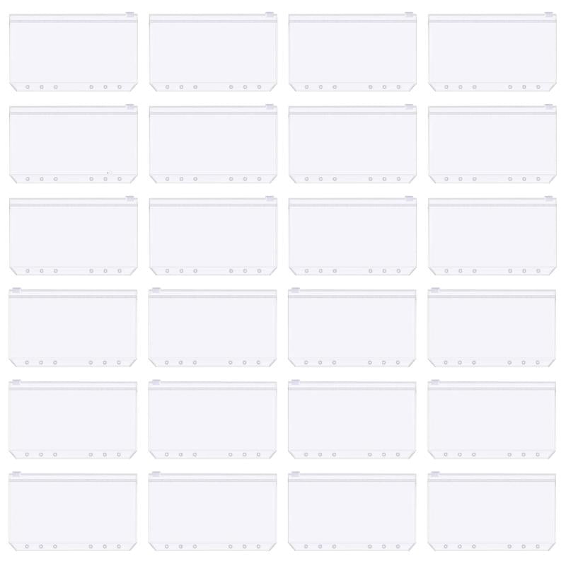CEORPER Three Holes File Bag Binders File Pocket Blinder Pouches Zipper File Folders