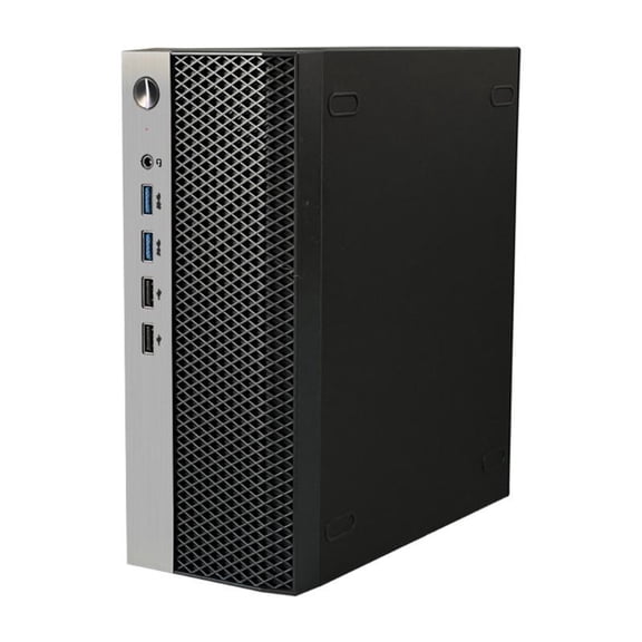 CEORPER Tiny ITX Tower Chassis Heavy Duty Steel Materials Desk Space Optimized