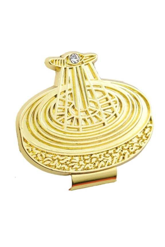 Trendy Caps Clip Pin Fashion Hat Badge Alloy Texture Hat Pin Hat Jewelry