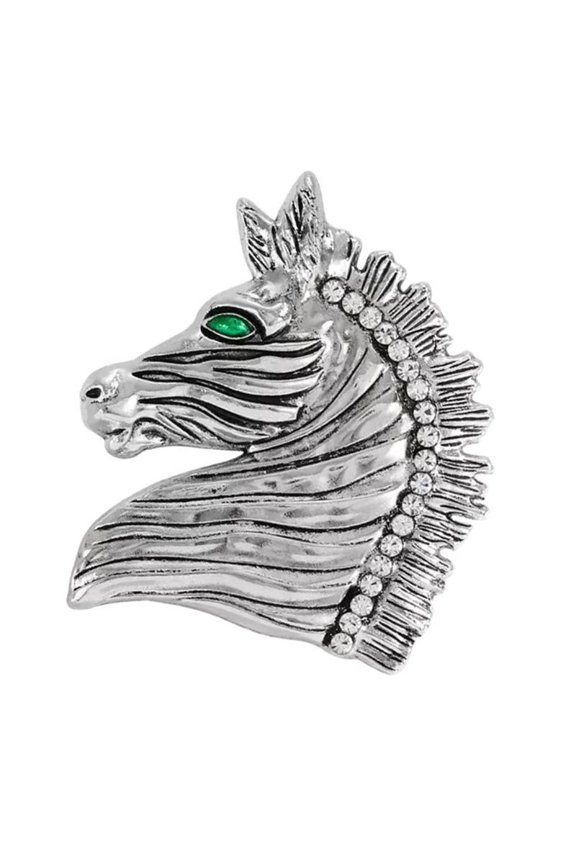 Trendy Horse Designs Brooch Matching Casual or Formal Attire