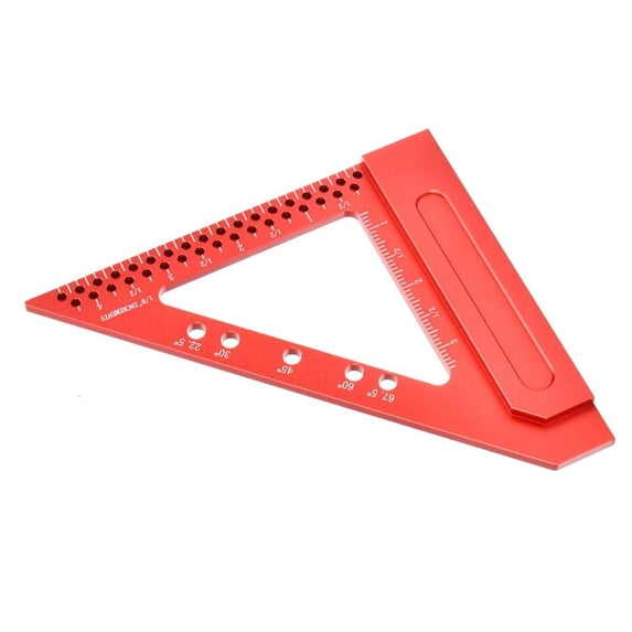 CEORPER Triangle Ruler Measuring Tool Woodworking Measuring Ruler