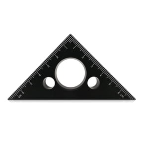 CEORPER Triangular Measuring Tool Digital Hole Scribing Wood Scribe Marking Gauge Marking Multifunctional Layout Measuring Rul