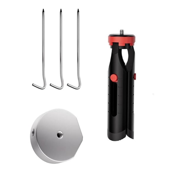 CEORPER Tripod Stand Base Adjustable Outdoor Use Aluminum Folding Base Replace