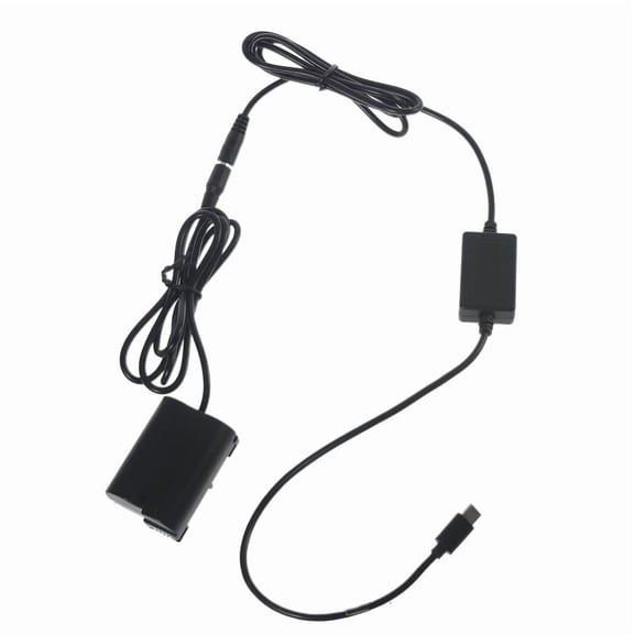 CEORPER Type C USB to EN EL15 Dummy Battery Power Bank Cable for